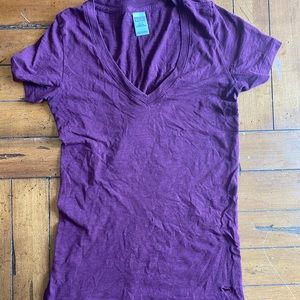 Maroon PINK V-neck shirt!